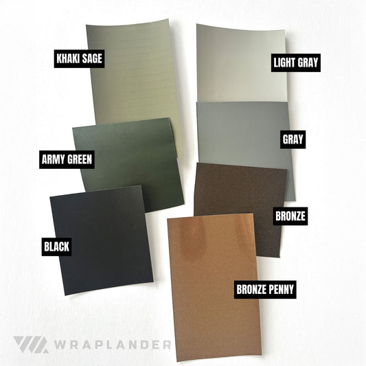 DIY Topography Vinyl Wrap - Sample