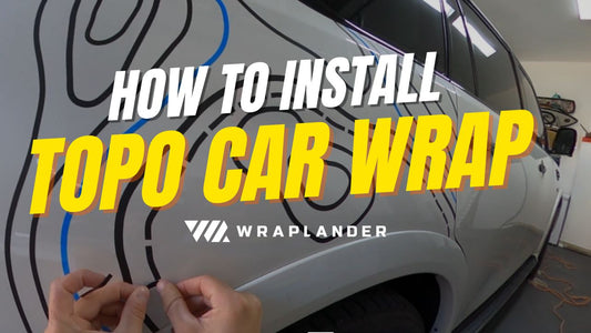 How to install the DIY Topo Line Car Wrap Kits