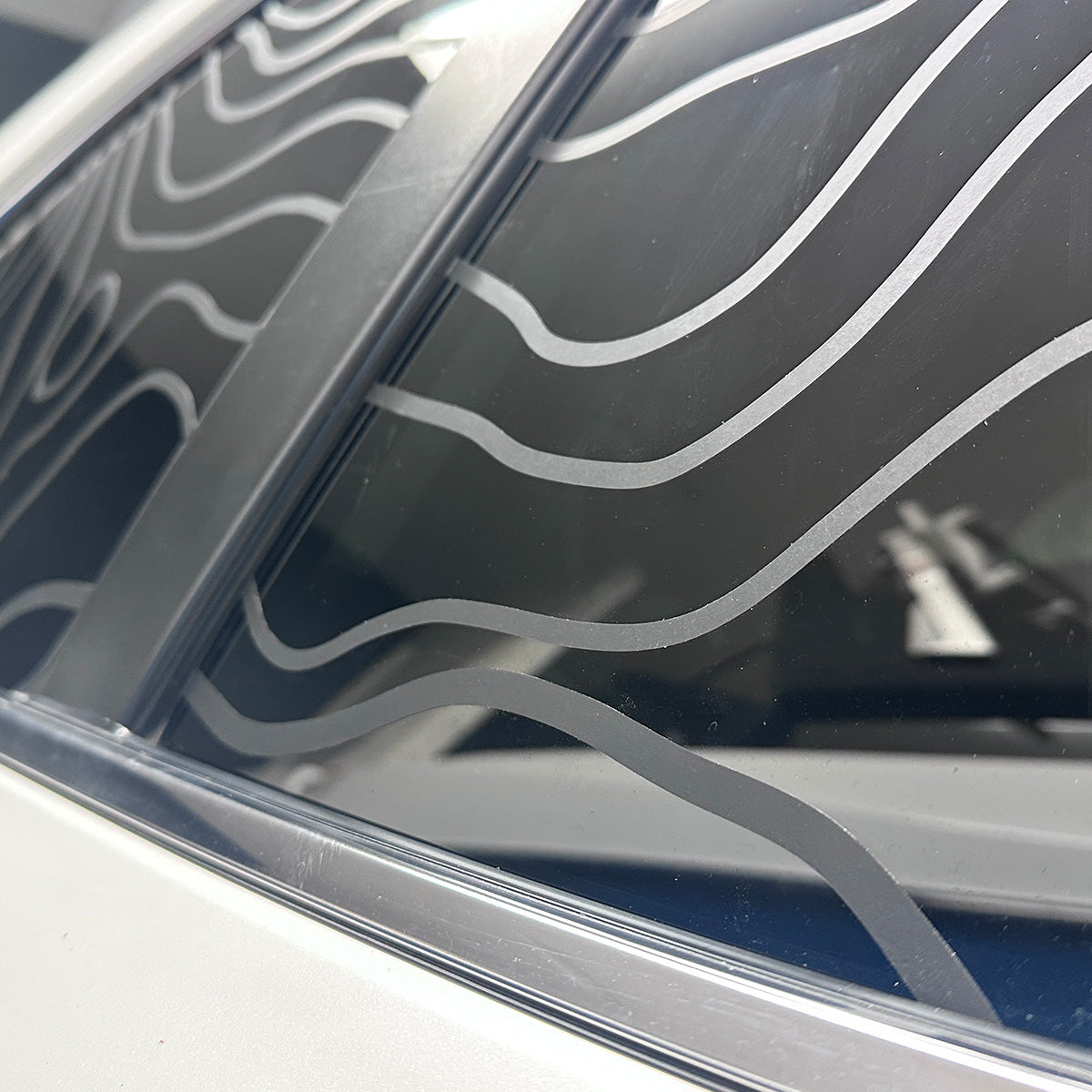 Vinyl Wrap Kit - Topo Rear Side Windows (Both)