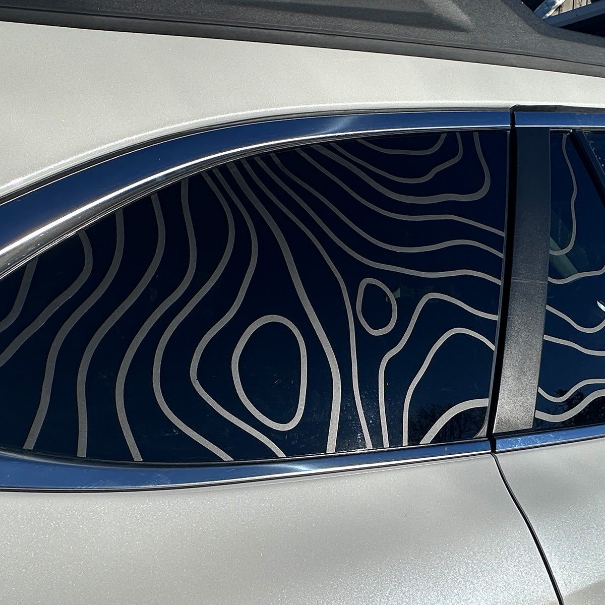 Vinyl Wrap Kit - Topo Rear Side Windows (Both)