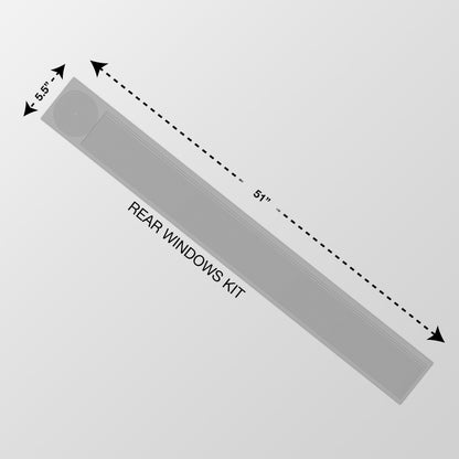 Vinyl Wrap Kit - Topo Rear Side Windows (Both)