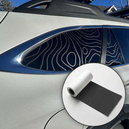 Vinyl Wrap Kit - Topo Rear Side Windows (Both)