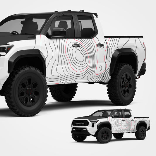 DIY Topography Vinyl Wrap - Accent/Booster Kit