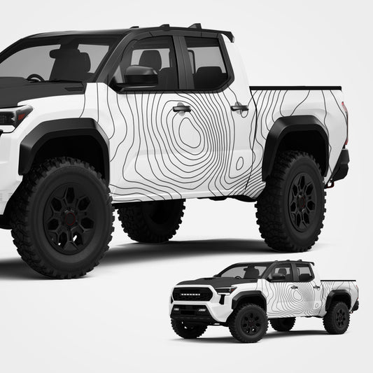 DIY Topography Vinyl Wrap - Full Car Kit